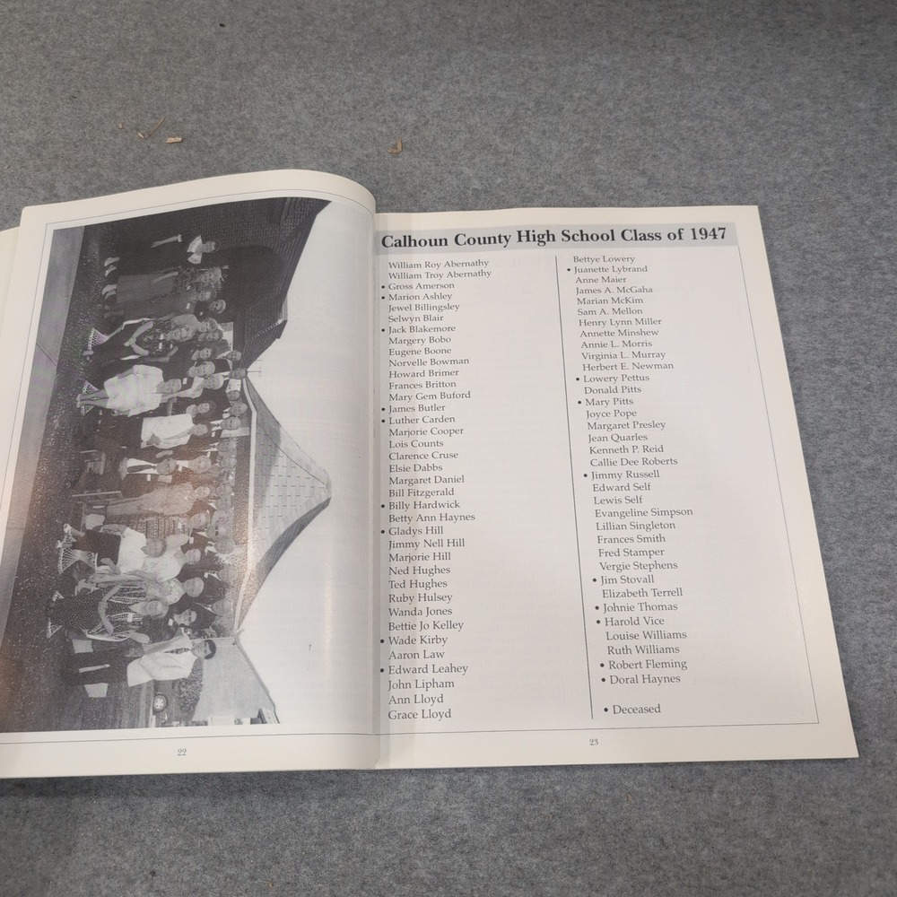 Oxford High School Calhoun County Turn of the Century Reunion 2000 Book Alabama - Picture 6 of 9